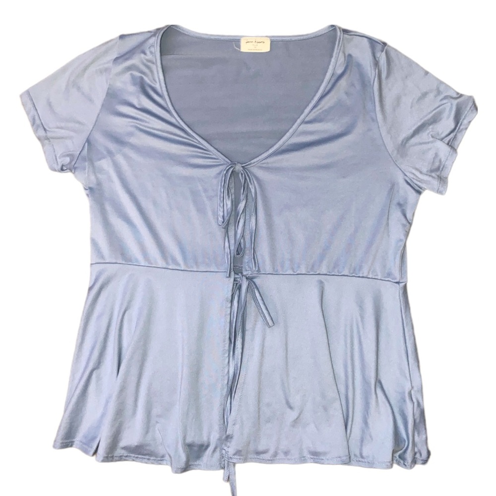 Free Kisses front Tie Babydoll Top size 1X